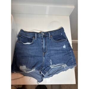 Levi’s Hi-rise Medium Wash Denim Shorts Size 30